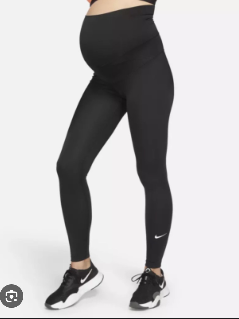 Nike Women's Black Maternity Leggings